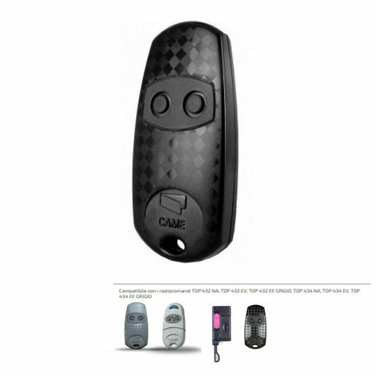 TELECOMANDO COMANDO TRASMETTITORE BICANALE CAME TOP432EV TOP432NA ORIGINALE dfm
