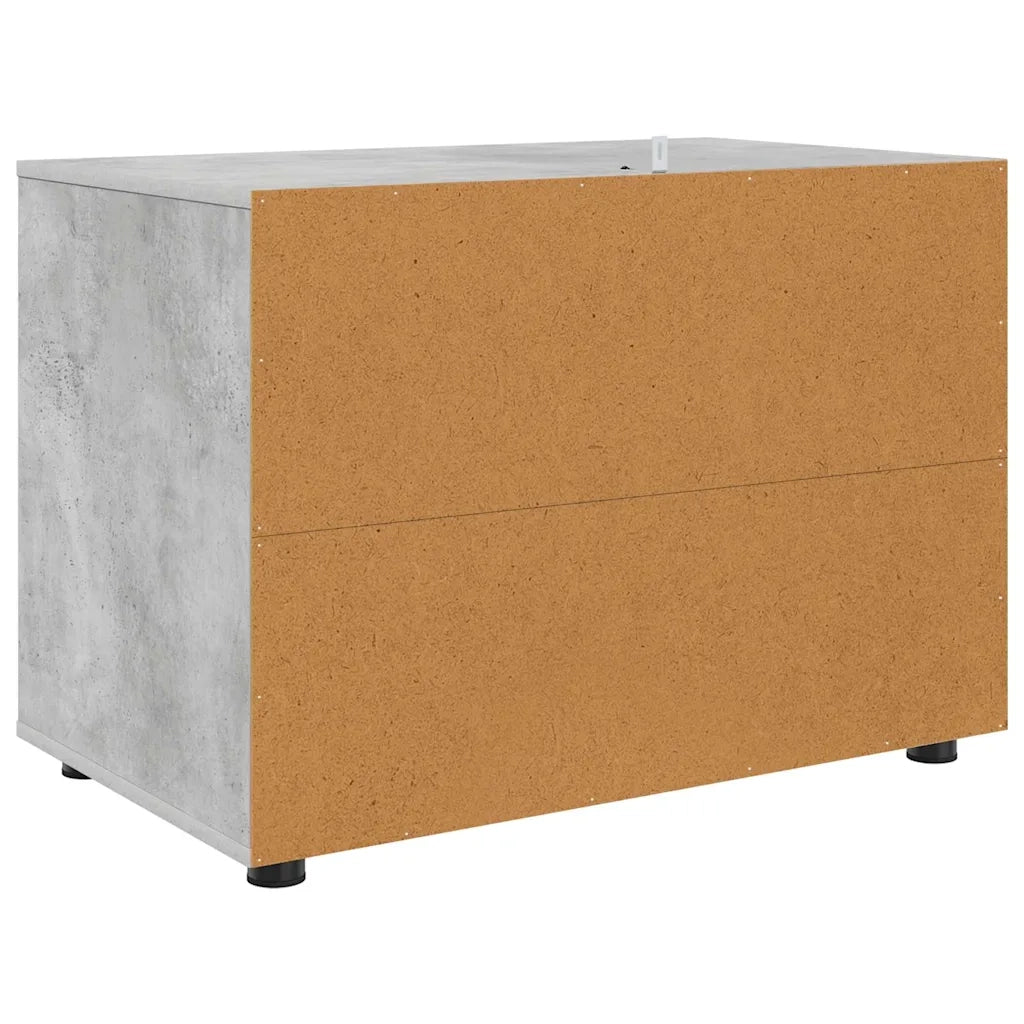 Armadio Grigio cemento 80 x 48 x 57 cm Legno multistrato 888820
