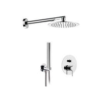 Set doccia a incasso con doccino cromato - Serie X Style