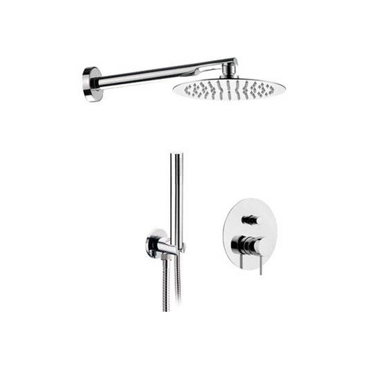 Set doccia a incasso con doccino cromato - Serie X Style