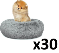 Valora PELUCHE LETTO S 40CM Letto per animali domestici grigio chiaro peluche x30