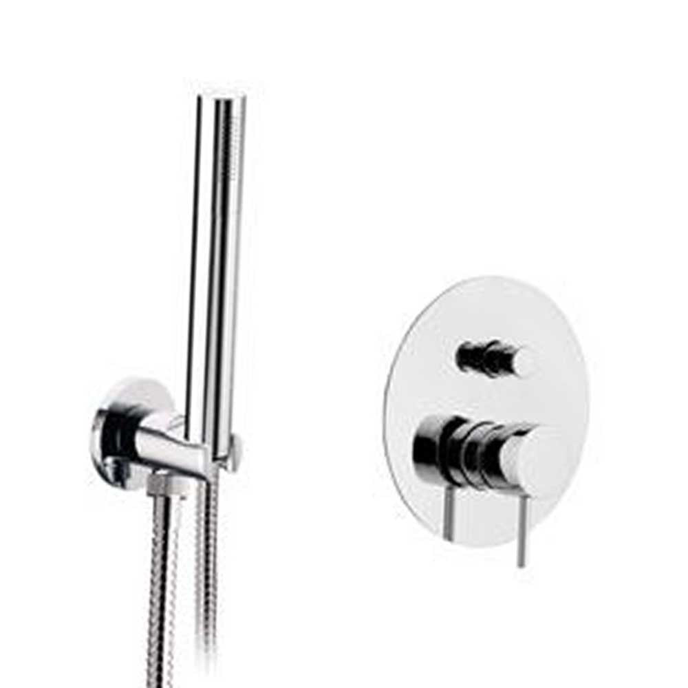 Set doccia a incasso con doccino cromato - Serie X Style