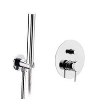 Set doccia a incasso con doccino cromato - Serie X Style