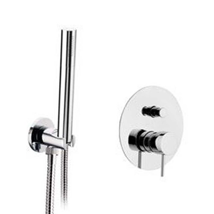 Set doccia a incasso con doccino cromato - Serie X Style