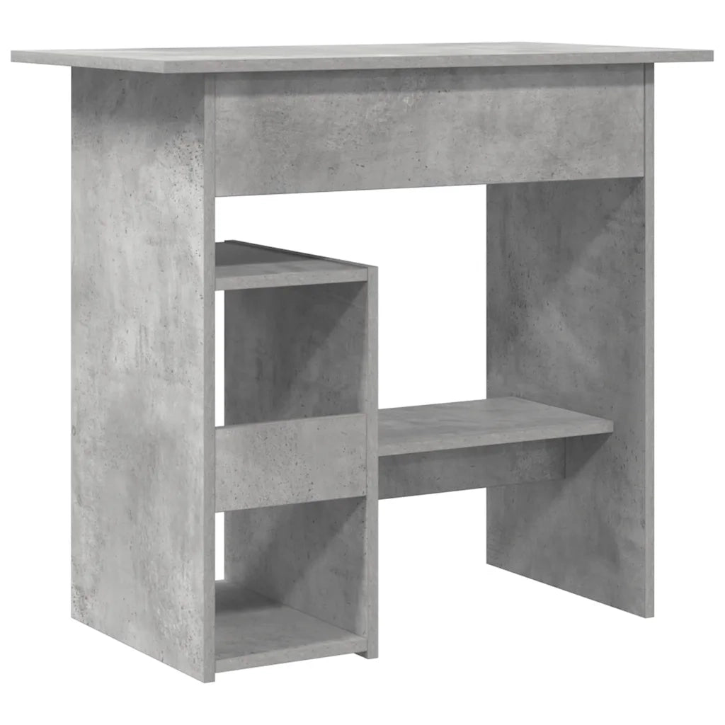 Scrivania Grigio Cemento 80x45x74 cm in Truciolato cod mxl 64458