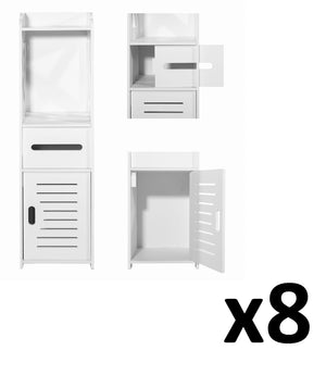 Colonna mobile bagno VALORA 80 cm - Soluzione di archiviazione versatile SKU 15206 x8