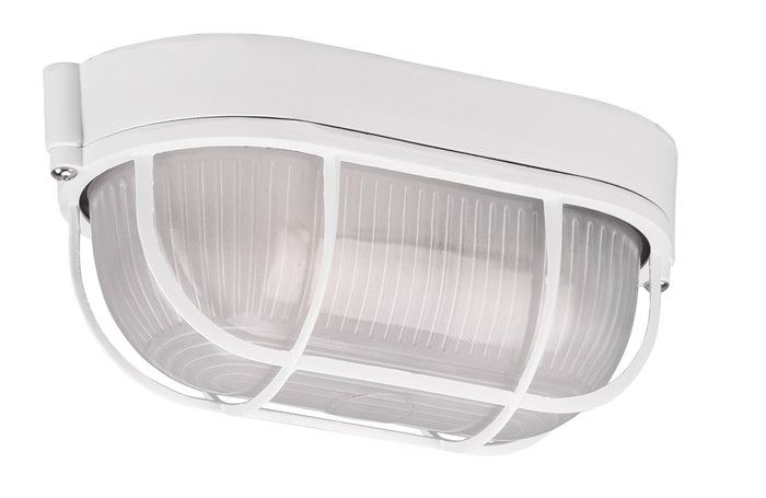 Plafoniera da Esterno Attacco E27 in Alluminio Bianco Opaco