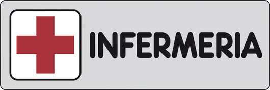 etichetta adesiva 150x50 infermeria cod:ferx.26460
