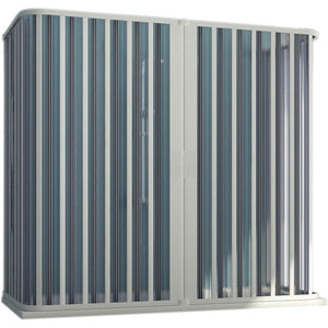 Negrari sv3b170 box vasca soffietto 3 lati riducibile, bianco