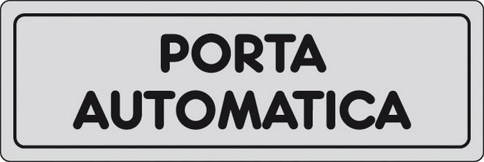 etichetta adesiva 150x50 porta automatica cod:ferx.26468