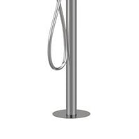 Miscelatore bordo vasca da pavimento acciaio inox - Serie X Style Inox