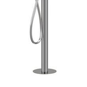 Miscelatore bordo vasca da pavimento acciaio inox - Serie X Style Inox