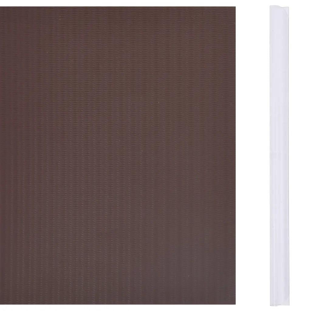 Recinzione Frangivento da Giardino PVC 35x0,19 m Marrone