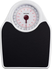 Peso meccanico per bagno - bilancia per fitness - capacità 150 kg - precisione di peso - acciaio inox nero argento