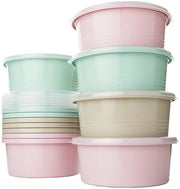 Contenitori alimentari 12 pezzi - In materiale plastico - Senza BPA - Resistente al microonde - Resistente al lavastoviglie - Capacità 1 l - Dimensioni 17,5 x 17 x 7,5 cm - Scatola di conservazione