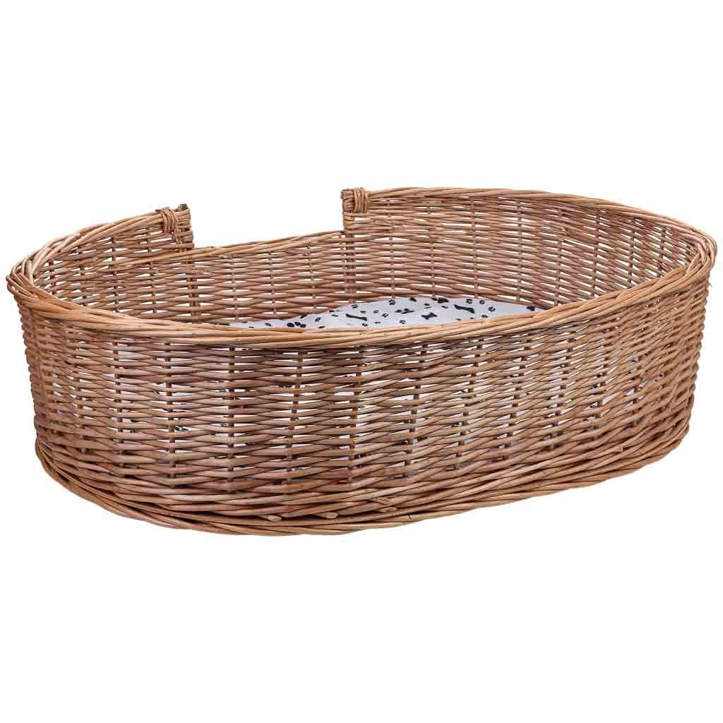 Cuccia in vimini per animali 100x76x18/25h cm
