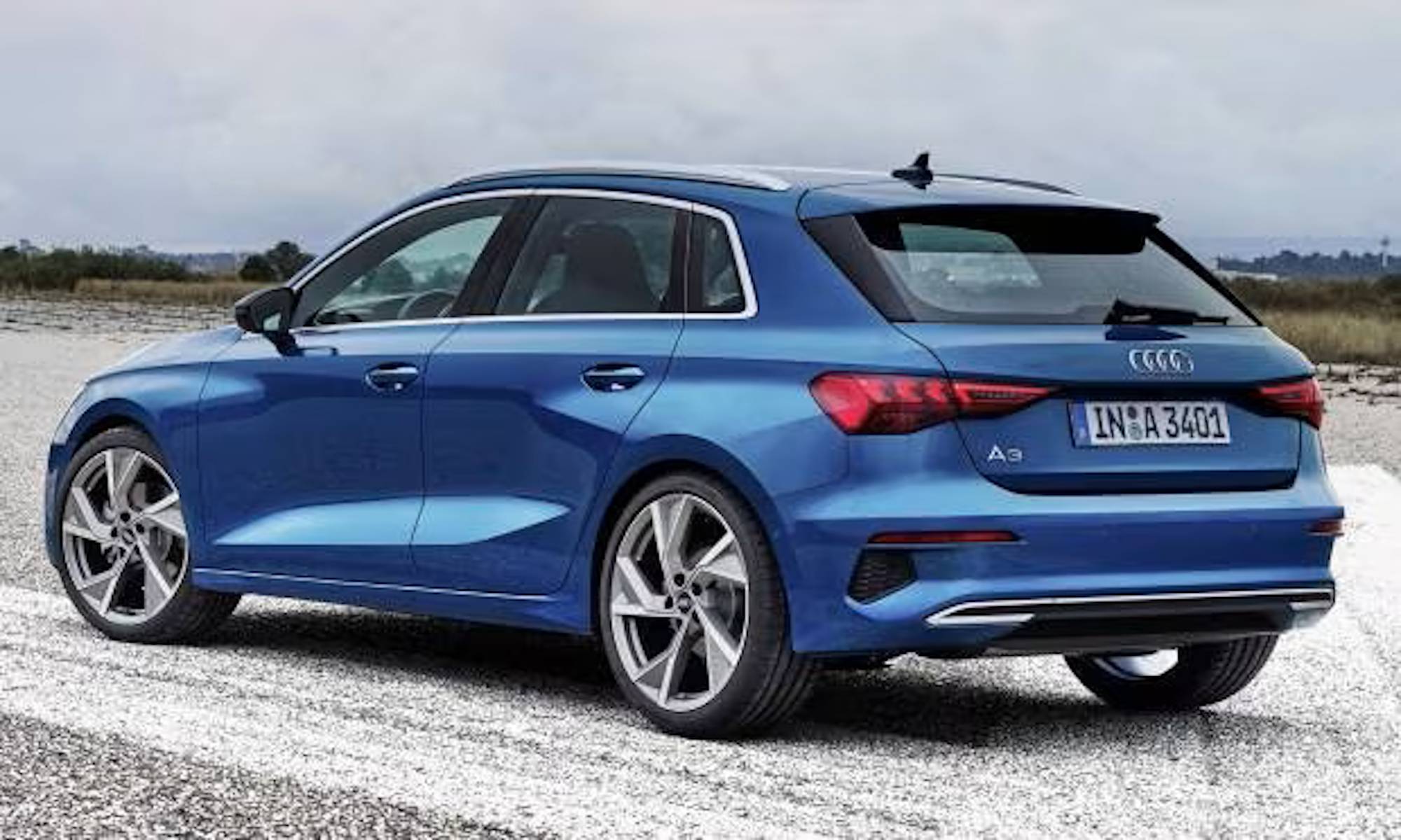 196B-402155- Tappeto gomma baule - AUDI A3 Sportback 2020-