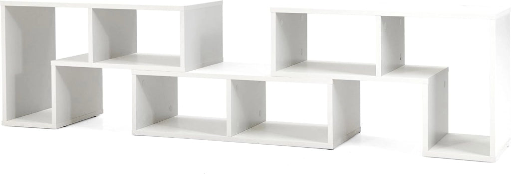 Set di mobili per TV da 3 pezzi, tavolo per TV da 50-65 pollici, multifunzionale stand a terra con 6 scomparti, combinabile liberamente a seconda dello spazio, per soggiorno e camera da letto