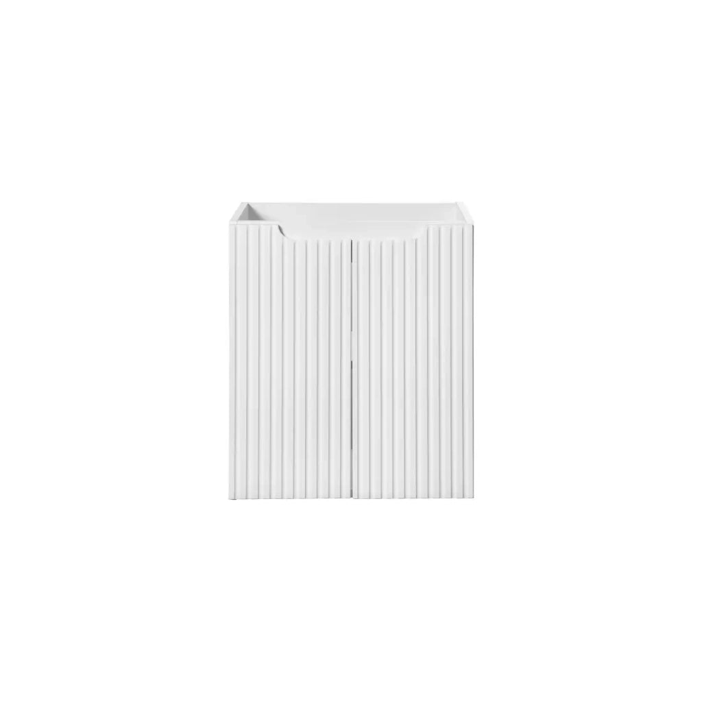 Mobile sottolavabo VANO – 2 porte – Bianco alpino – L50 × P39 × H57 cm – Da appendere