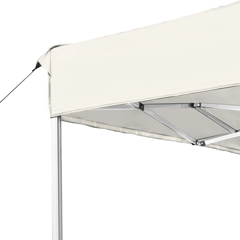 Gazebo Professionale Pieghevole in Alluminio 4,5x3 m Crema 45491