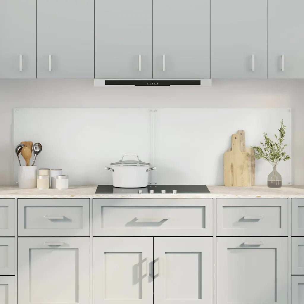 Schienale da cucina 2 pz Trasparente 90 x 50 cm CFW3930728