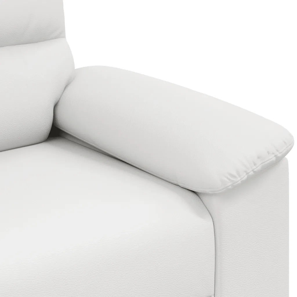 Divano a 2 posti Bianco in Similpelle 180x81x84 cm 4105344