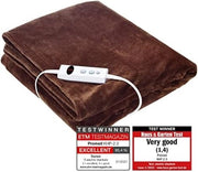 Deken elettrico riscaldante per coperta - Coperta elettrica per riscaldamento - Deken riscaldante per coperta elettrico - Marrone