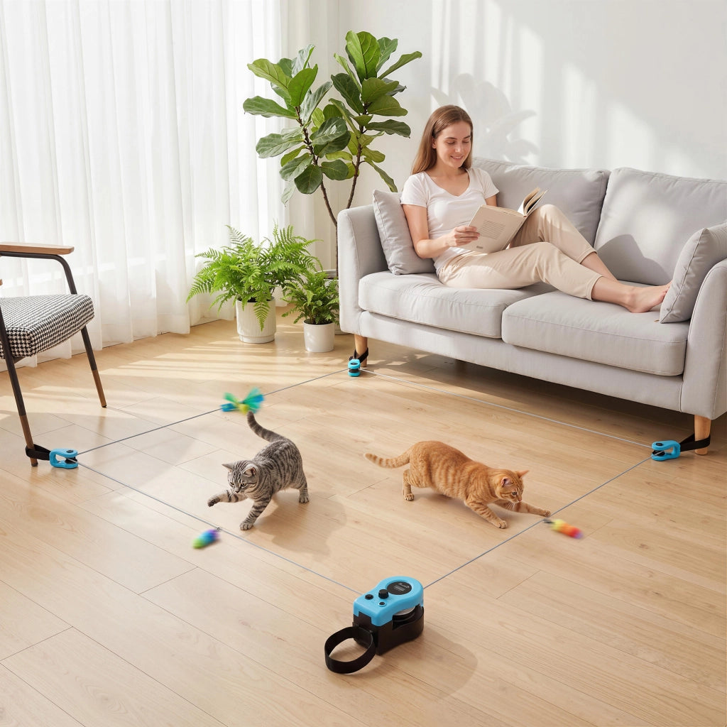 Giocattolo Automatico per Gatti Telecomandato ¨C Xylo ¨C Nero