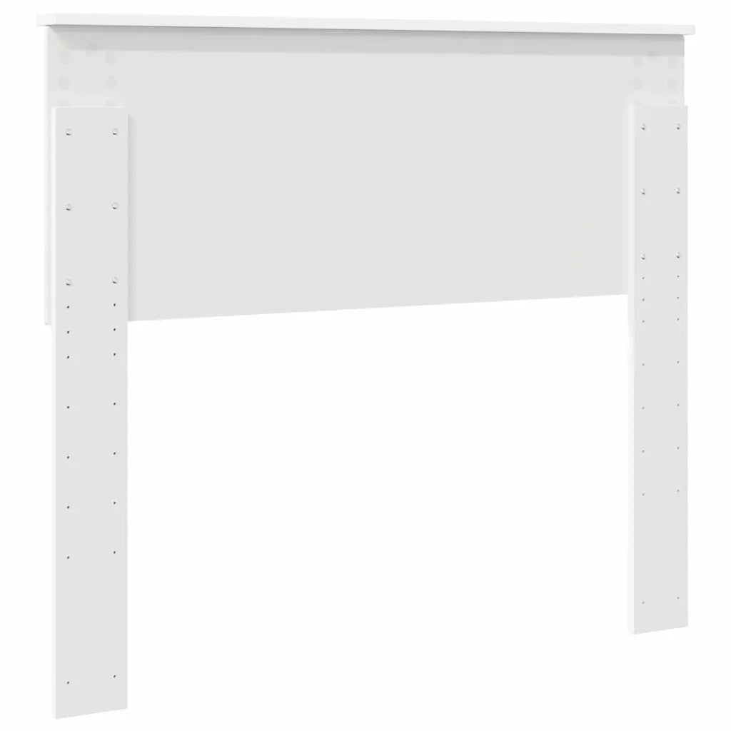 Testiera-Testata-Testiera Decorativa Bianco Lucido 100 cm Legno multistrato 531750