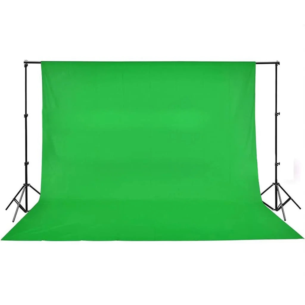 Kit per studio fotografico con illuminazione e fondale nero 02_0042411