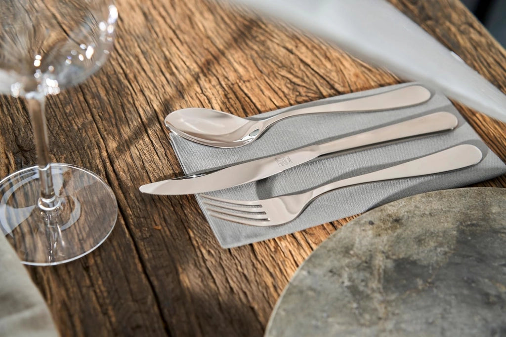 ZWILLING Set di 68 posate da tavola per 12 persone in acciaio inox 18/10 di alta qualità, opache, serie Greenwich
