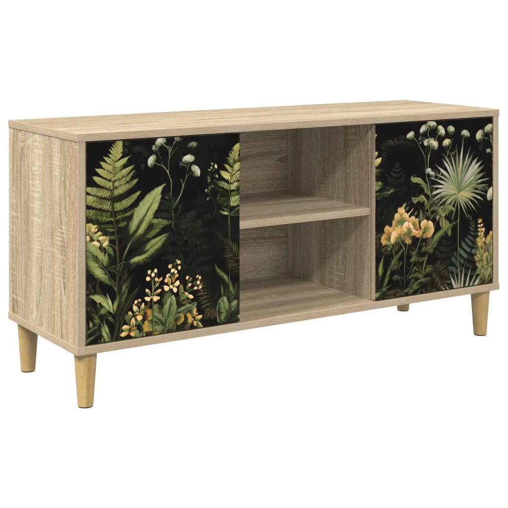 Mobile TV RHENEN 102 x 33 x 50 cm Sonoma Legno ingegnerizzato 8007029
