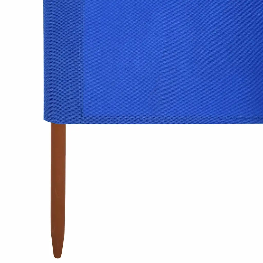 Paravento a 9 Pannelli in Tessuto 1200x120 cm Azzurro CFW3721637