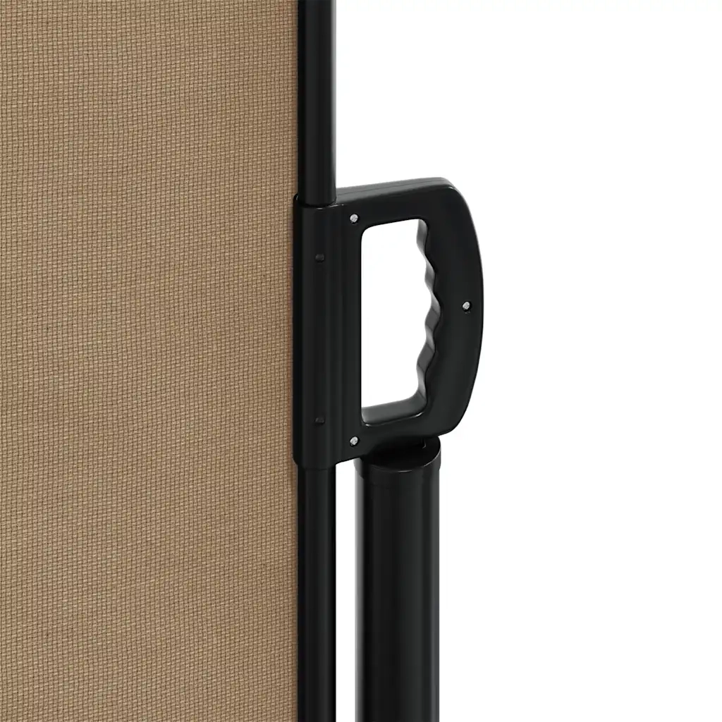 Tenda da Sole Laterale Retrattile Tortora 220x500 cm