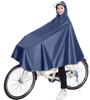 Poncho per Bicicletta - Impermeabile Poncho per Scooter - Dimensioni 160*141cm - Tela Oxford - Universale - Ripiegabile e Reutilizzabile