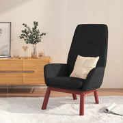Sedia Relax Nera in Tessuto 341389