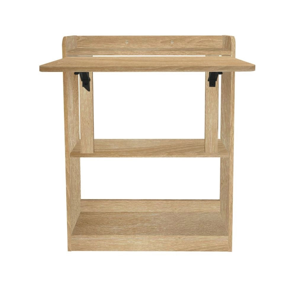 Scrivania tavolo pieghevole Plana colore rovere 64×56×H 82 cm