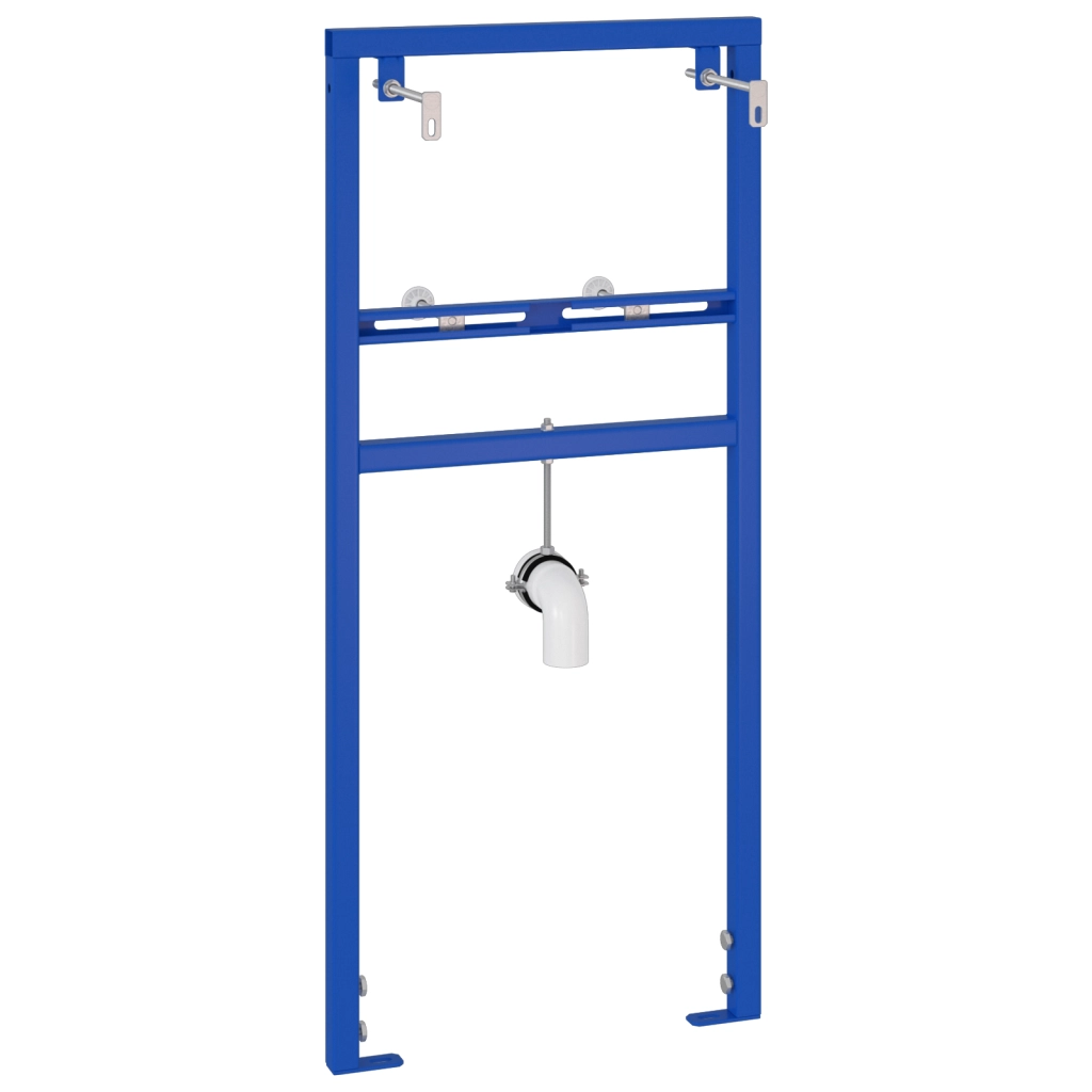 Struttura di Montaggio Nascosta per Lavabo 50x112-136 cm in Acciaio