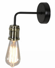 Applique Candellux Goldie 21-56160 nera ottone E27 1L
