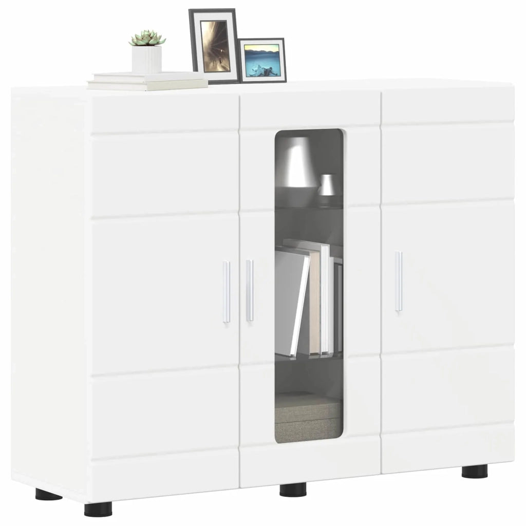 Armadio in Legno Bianco 88,5 x 30,5 x 73 cm Legno multistrato CFW6202558