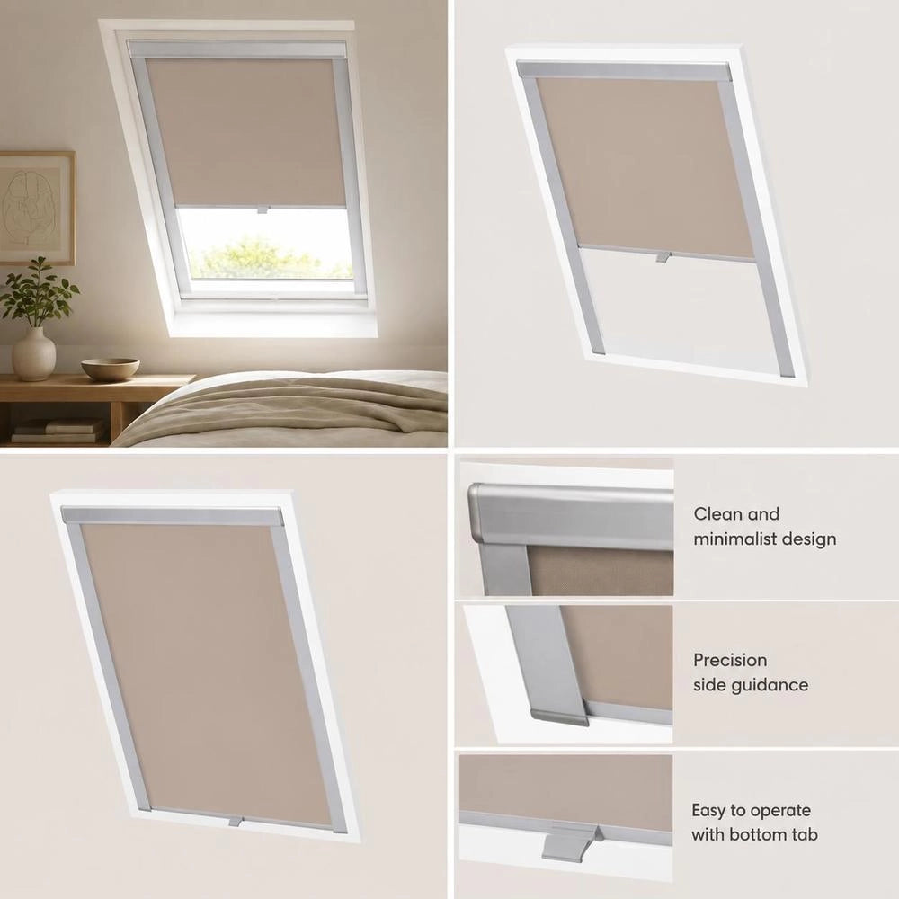 Blackout Roller Blind Beige M06/306