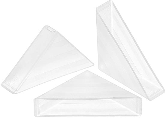 Protezioni angolari in plastica - Durissime e resistenti alle scosse - Bianche - Per vetri e specchi - 20 pezzi - Sicurezza per ogni angolo
