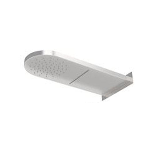 Set doccia con miscelatore incasso, soffione a parete e saliscendi in acciaio inox - Serie X Style Inox