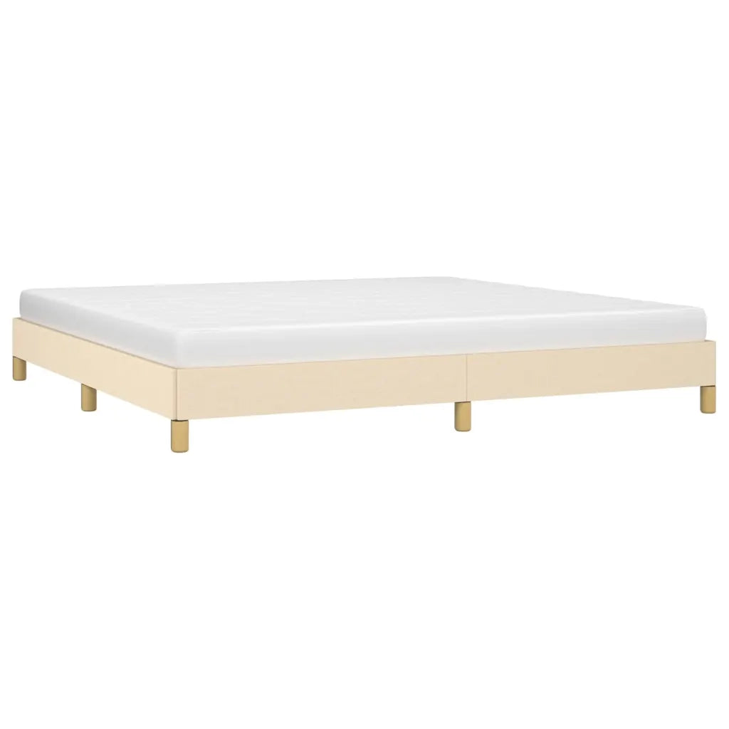 Giroletto senza Materasso Crema 200x200 cm in Tessuto 346847