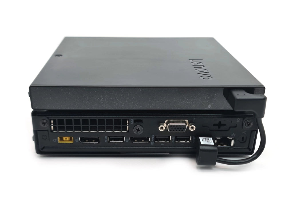 Mini Pc - Lenovo ThinkCentre M910q Tiny Cpu I3 7100T Ram 8Gb SSD 256Gb e HDD 500GB Windows 11 Pro Unità Ottica - Ricondizionato
