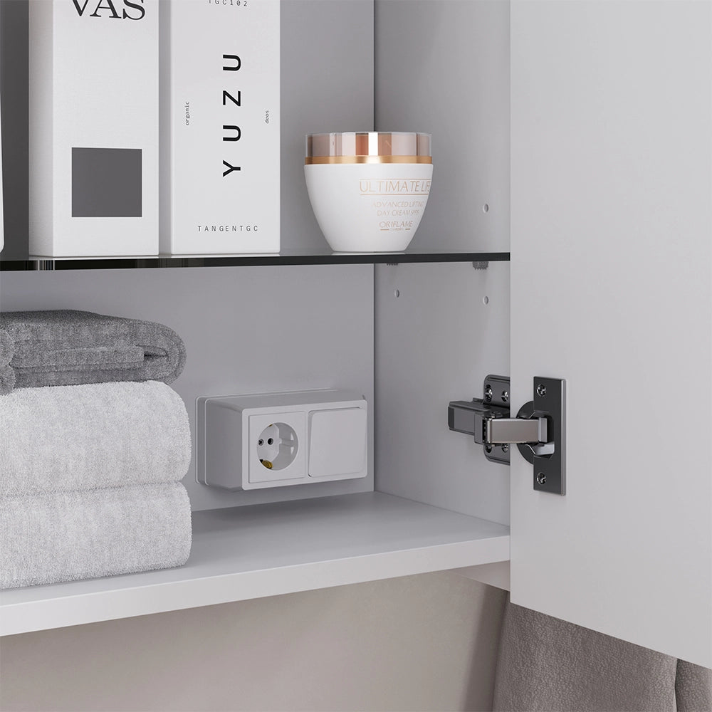 Vicco Set di mobili da bagno Bianco 2 parti