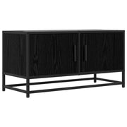 Mobile TV 80 x 34,5 x 40 cm Rovere Nero Legno ingegnerizzato 8010951