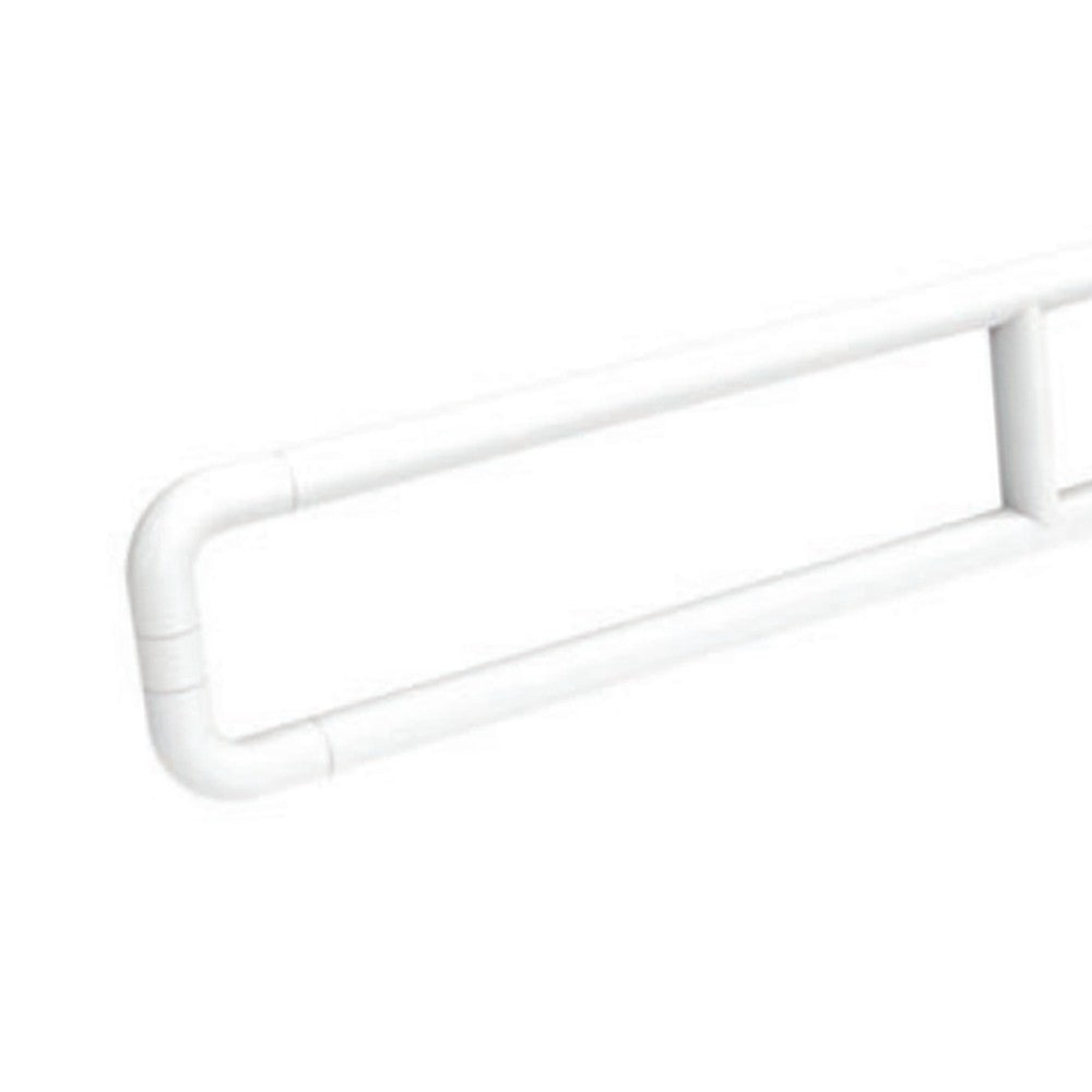 Barra maniglione ribaltabile adeguato a persone disabili e di terza etã€ cm 80 alluminio nylon bianco