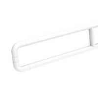 Barra maniglione ribaltabile adeguato a persone disabili e di terza etã€ cm 80 alluminio nylon bianco