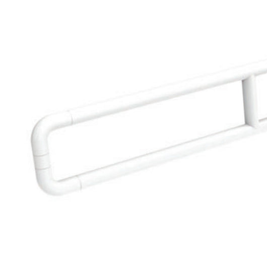 Barra maniglione ribaltabile adeguato a persone disabili e di terza etã€ cm 80 alluminio nylon bianco